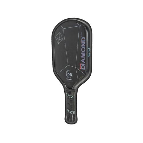 Six Zero Black Diamond Power 16mm Paddle Grey with Red Highlights