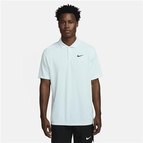 NikeCourt Dri-Fit Men's Tennis Polo (Glacier Blue/Black)