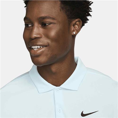 NikeCourt Dri-Fit Men's Tennis Polo (Glacier Blue/Black)