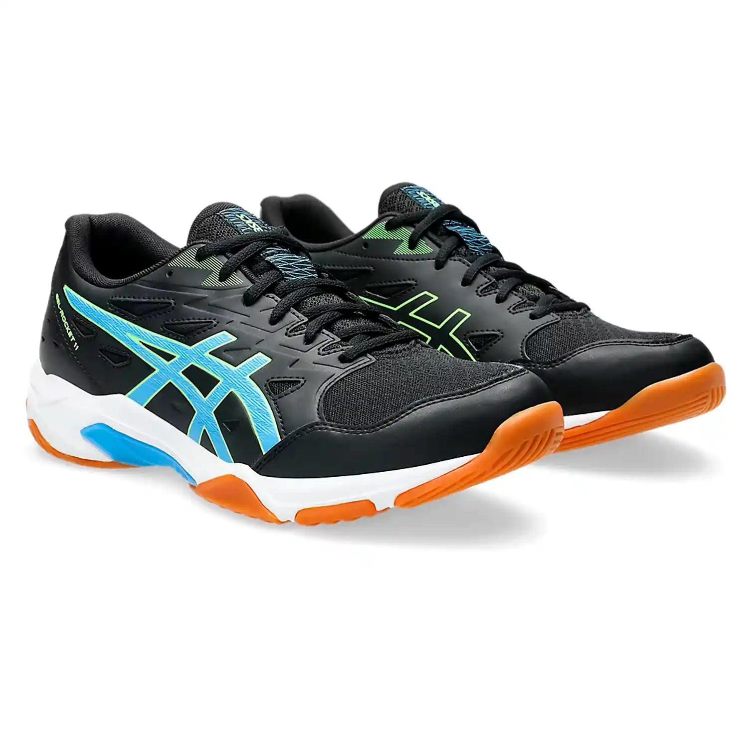 Asics Gel-Rocket 11 Men's Indoor Shoes (Black/Waterscape)