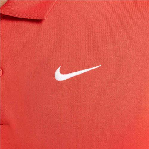 Nike Court Dri-Fit Mens Tennis Solid Polo (Rust Factor/White)