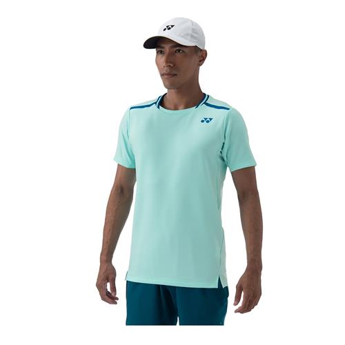 Yonex 2024 AO Mens Crew Neck Shirt (Cyan)