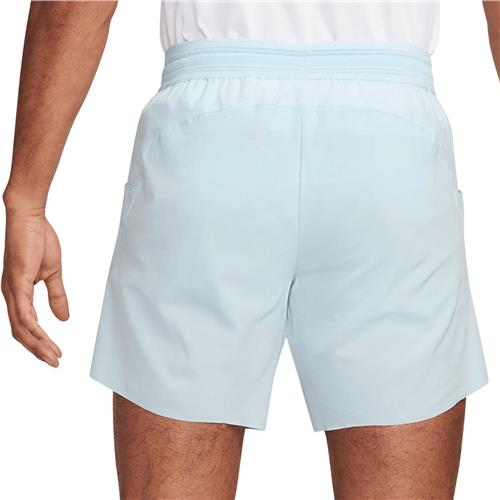 Rafa Nike Men's Dri-Fit Advantage 7" Tennis Short (Glacier Blue/Black)