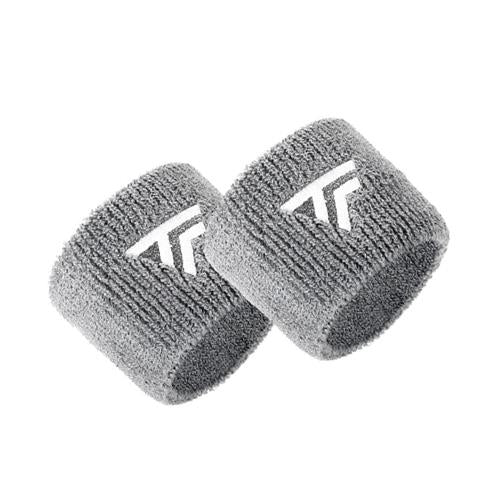 Tecnifibre Wristbands 2 Pack (Silver)