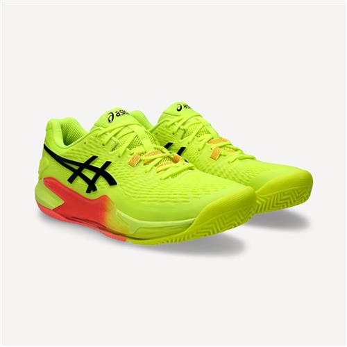Asics Gel-Resolution 9 Clay Paris Men's Shoes (Safety Yellow/Black)