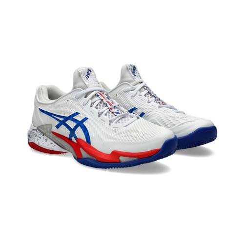 Asics Court FF3 Novak Clay Men's Shoes (White/Asics Blue)
