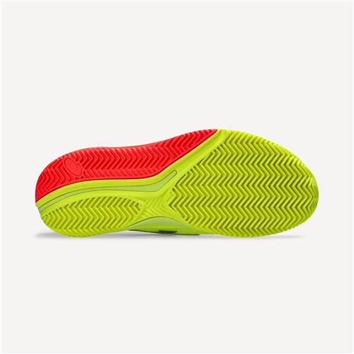 Asics Gel-Resolution 9 Clay Paris Women's Tennis Shoes (Safety Yellow/Black)