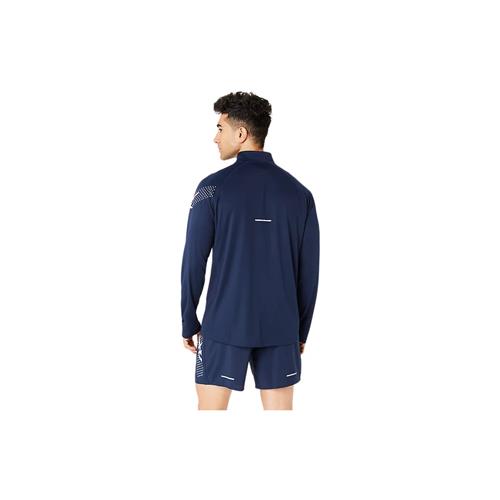 Asics Icon Long Sleeved 1/2 Zip (Blue Expanse)