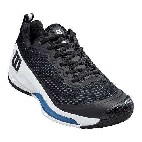 Wilson Rush Pro 4.5 Men's Tennis Shoes (Black/White/Ensign)