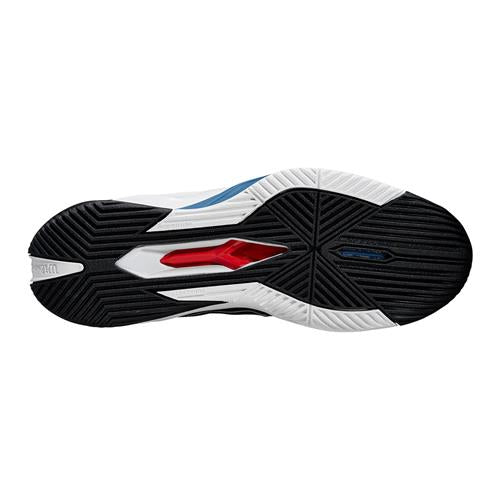 Wilson Rush Pro 4.5 Men's Tennis Shoes (Black/White/Ensign)