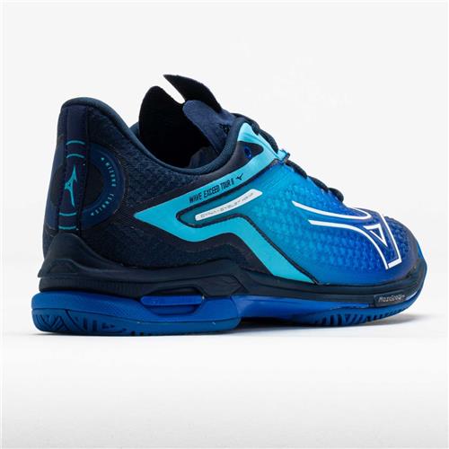 Mizuno Wave Exceed Tour 6 AC Women's Tennis Shoes (Mugen Blue/White/Dress Blues)