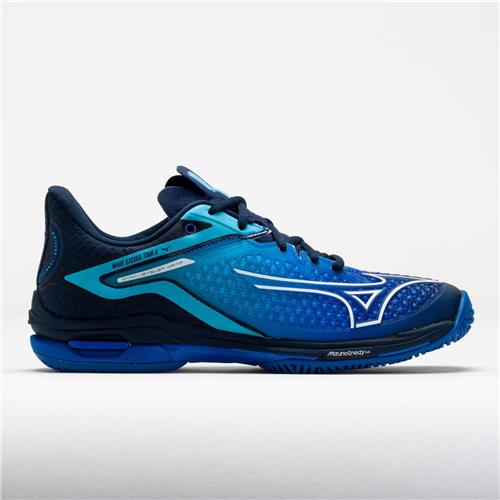 Mizuno Wave Exceed Tour 6 AC Women's Tennis Shoes (Mugen Blue/White/Dress Blues)