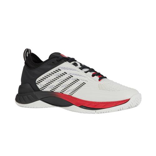K-Swiss Hypercourt Supreme 2 AC Men's Tennis Shoes (Wht/Limo/Red)