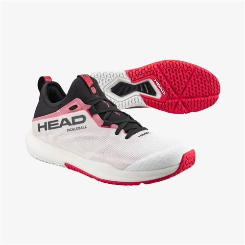 Head Motion Pro Men's Pickleball Shoes (White/Red)