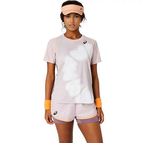 Asics Womens Game Short Sleeve Top (Watershed Rose)