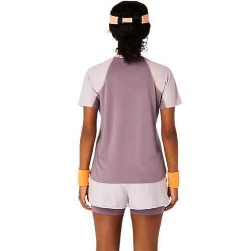 Asics Womens Game Short Sleeve Top (Watershed Rose)