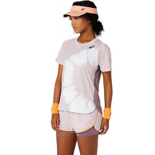 Asics Womens Game Short Sleeve Top (Watershed Rose)