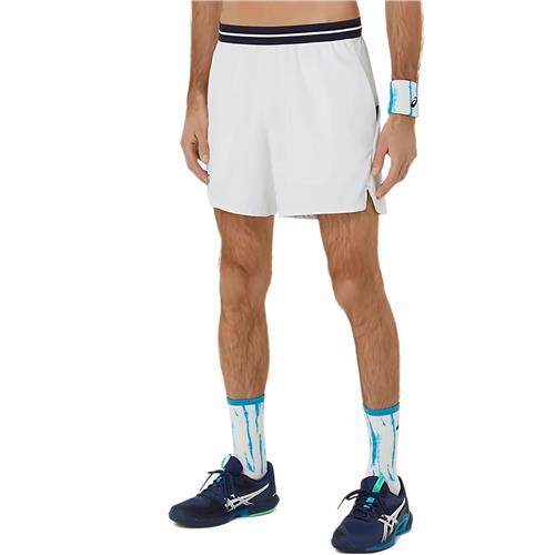 Asics Mens Match 7 inch Short (Brilliant White)