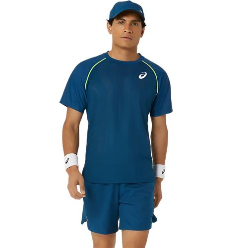Asics Mens Match Actibreezer Short Sleeve Top (Mako Blue)