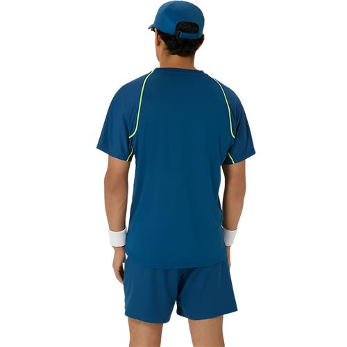 Asics Mens Match Actibreezer Short Sleeve Top (Mako Blue)