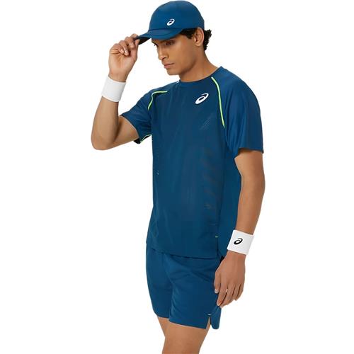 Asics Mens Match Actibreezer Short Sleeve Top (Mako Blue)