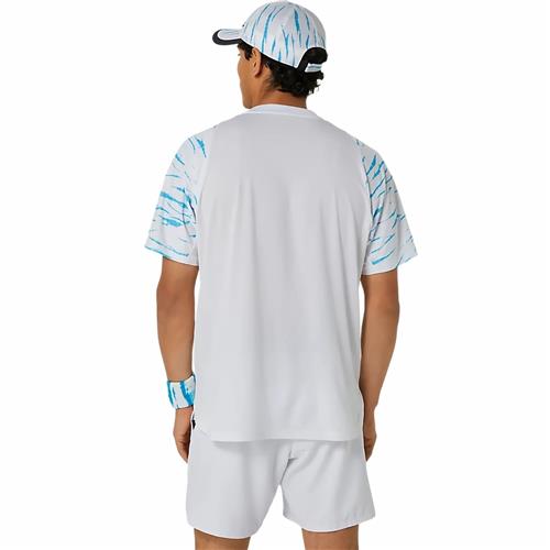 Asics Men's Game Short Sleeve Top (Brilliant White)
