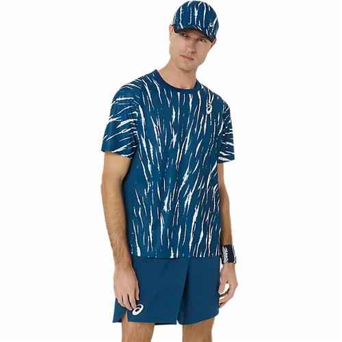 Asics Men's Game Short Sleeve Top (Mako Blue)