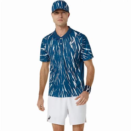 Asics Mens Game Polo Shirt (Mako Blue)