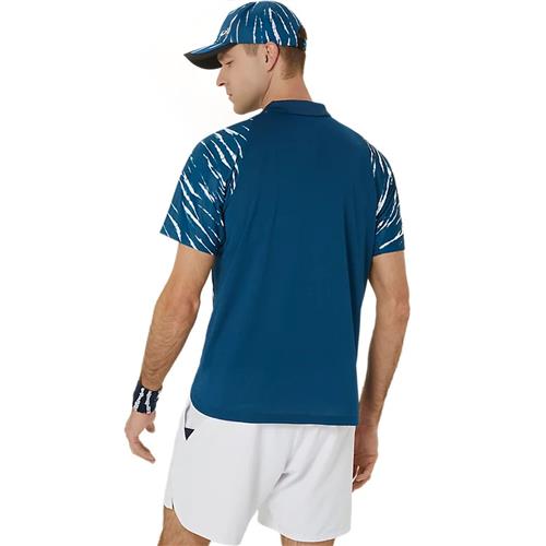 Asics Mens Game Polo Shirt (Mako Blue)