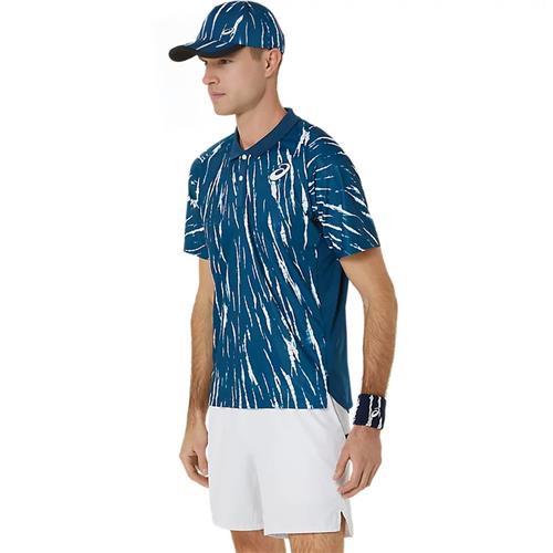 Asics Mens Game Polo Shirt (Mako Blue)