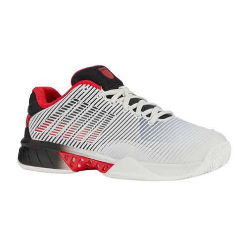 K-Swiss Hypercourt Express 2 AC Men's Tennis Shoes (WHT/LMO/RED)