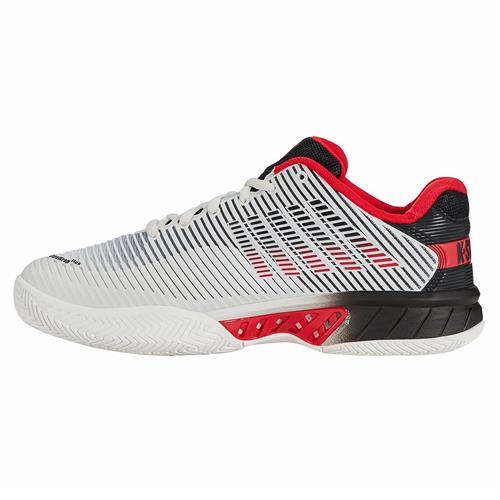 K-Swiss Hypercourt Express Wide (2E) AC Men's Tennis Shoes (Whi/Strlimo/Red)