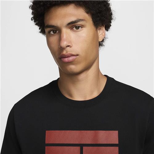 Nike Court Men's Heritage T-Shirt (Black)
