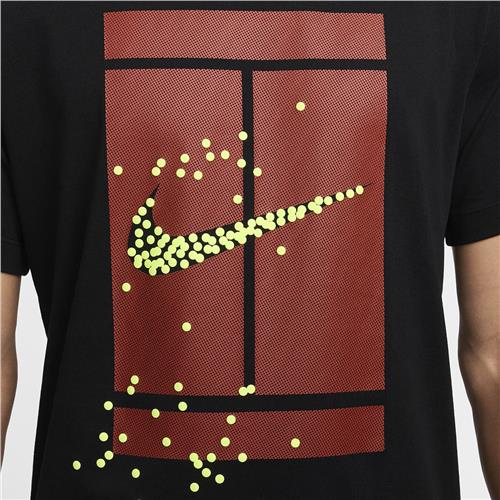 Nike Court Men's Heritage T-Shirt (Black)
