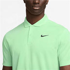 Nike Court Dri-Fit Mens Tennis Solid Polo ( Green)