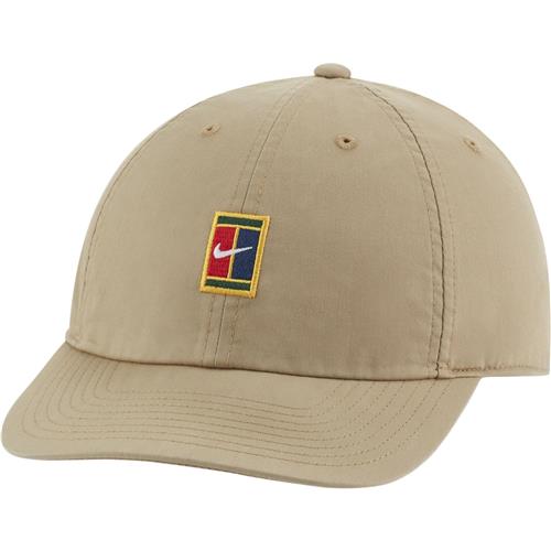 Nike Court Heritage 86 Logo Tennis Cap (Beige)