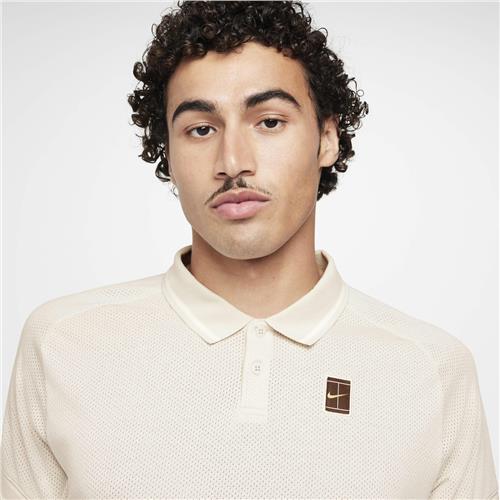 NikeCourt Men's Heritage Polo (Light Orewood Brown)