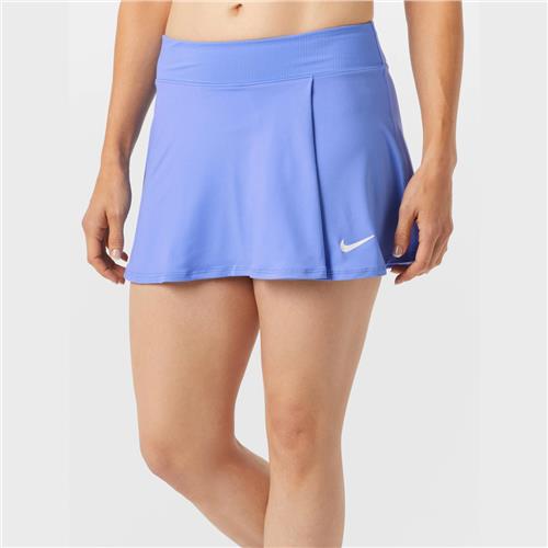 Nike Court Dri-Fit Victory Womens Flouncy Tennis Skirt (Royal Pulse White)