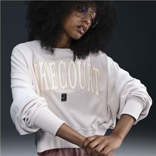 Nike Women's Heritage Fleece Crewneck (LT Orewood)