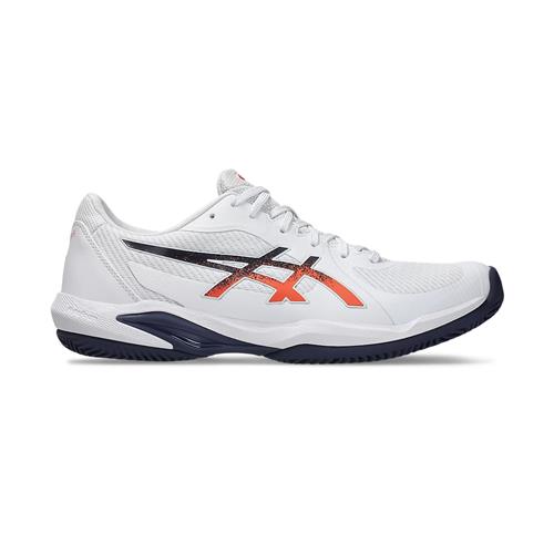 Asics Solution Swift FF Herringbone Men's Tennis Shoes (White /Nova Orange)