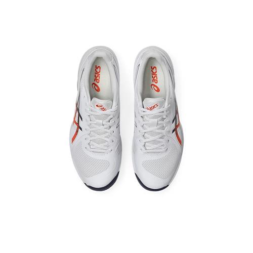 Asics Solution Swift FF Herringbone Men's Tennis Shoes (White /Nova Orange)
