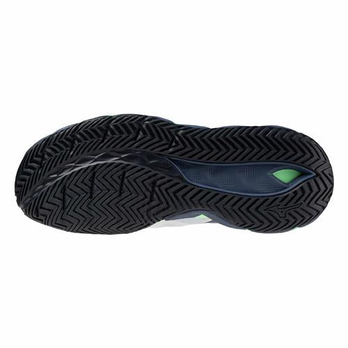 Mizuno Wave Enforce Tour 2 AC Mens Shoes (White/Neo Mint/Vintage Indigo)