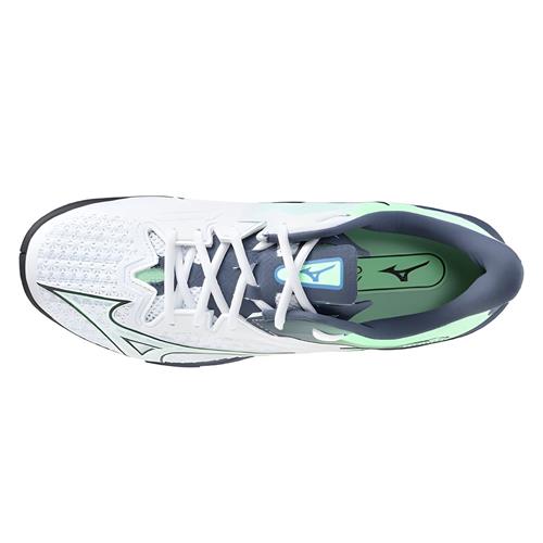 Mizuno Wave Exceed Tour 6 AC Mens Shoes (White/India Ink/Neo Mint)