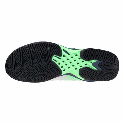 Mizuno Wave Exceed Tour 6 AC Mens Shoes (White/India Ink/Neo Mint)