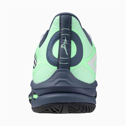 Mizuno Wave Exceed Tour 6 AC Mens Shoes (White/India Ink/Neo Mint)