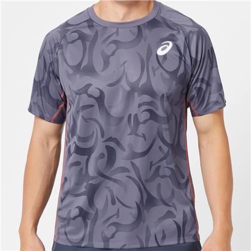 Asics Game Short Sleeve Men's Top (Greyish Purple)