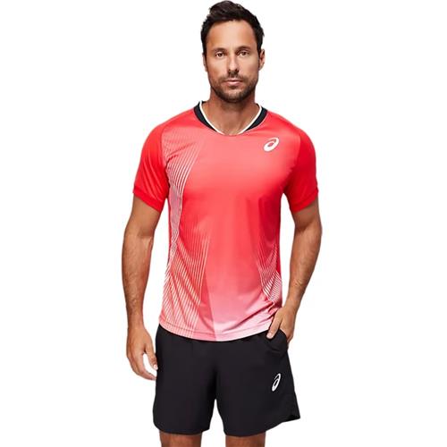 Asics Mens Match GPS Tee (Electric Red)