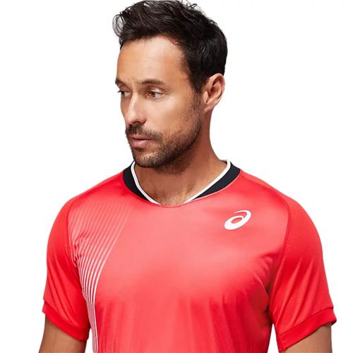 Asics Mens Match GPS Tee (Electric Red)