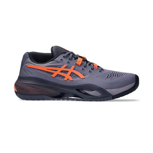 Asics Gel-Resolution X Wide Men's Tennis Shoes (Greyish Purple/Nova Orange)