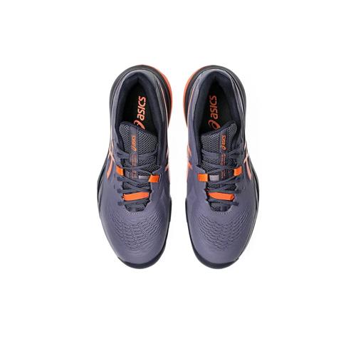 Asics Gel-Resolution X Wide Men's Tennis Shoes (Greyish Purple/Nova Orange)
